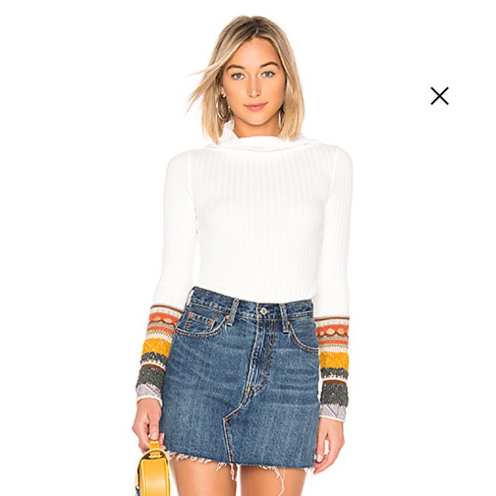 Free People Mixed up thermal top